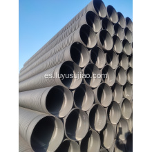 Tubería corrugada de doble pared de HDPE para aguas residuales industriales